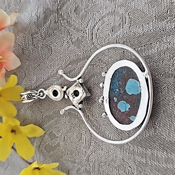 N3w African turquoise pendant - Picture 6 of 8